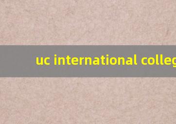 uc international college